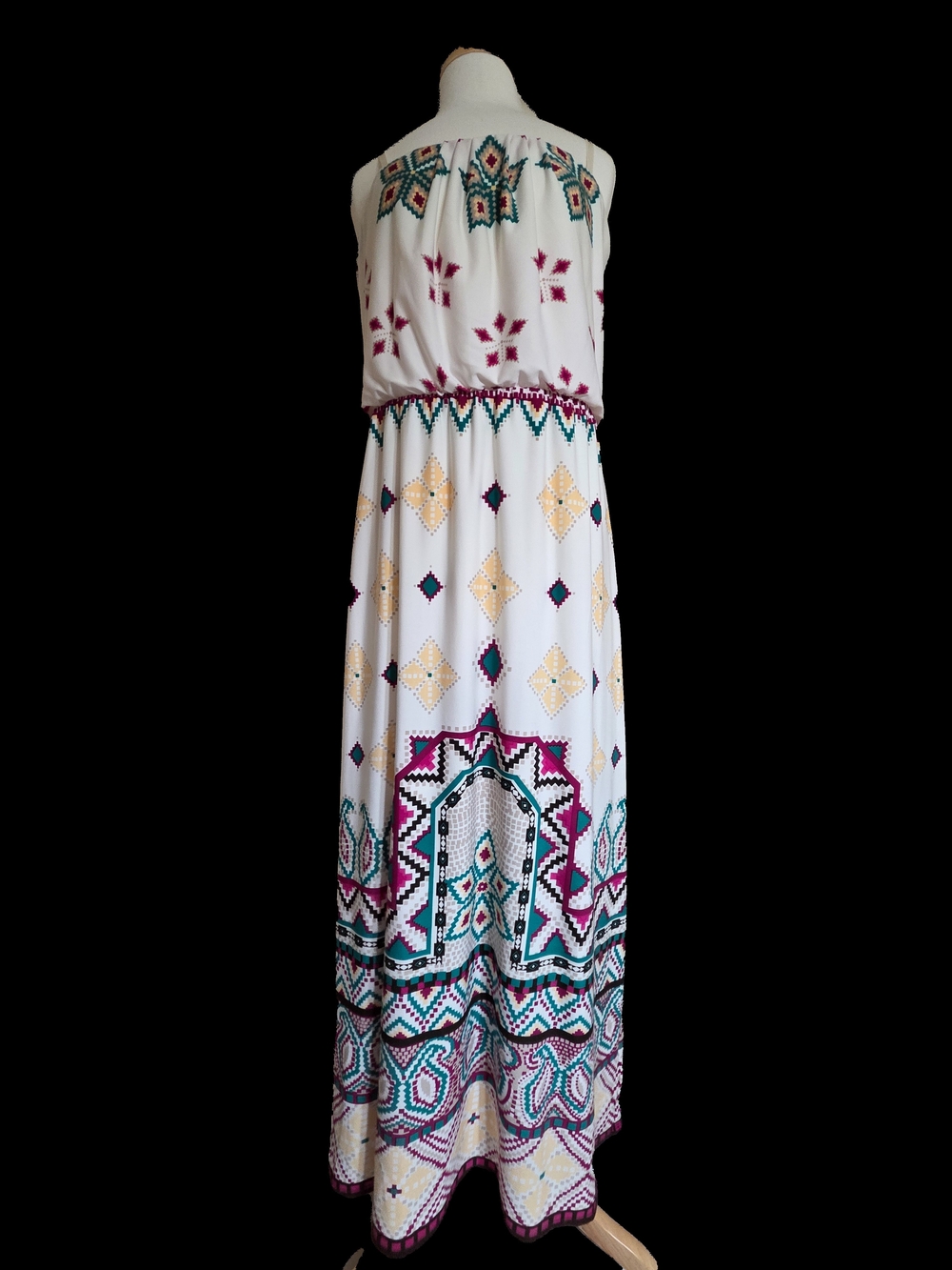 Bisou Bisou Geometric Maxi Dress